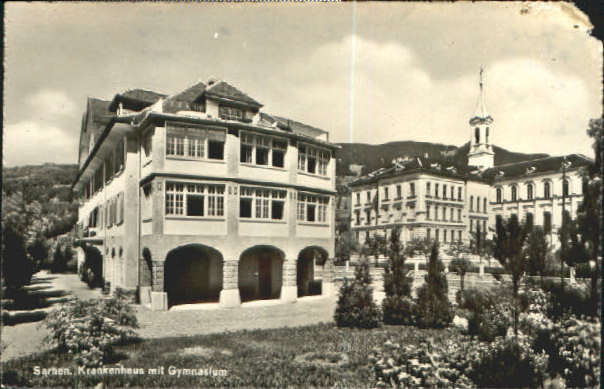 ch00375 Sarnen Krankenhaus x 1953