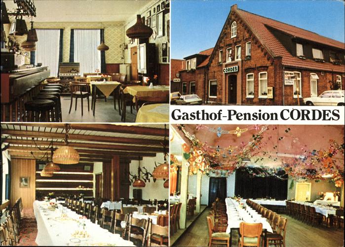 pw25110 Langen Gasthof Pension Cordes Sievern Kat. Langen