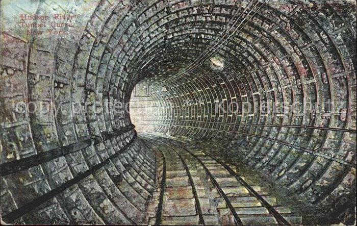 st68061 u bahn subway underground hudson river tunnel curve new