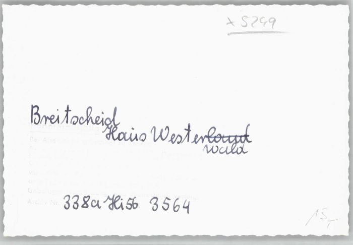 we76726 Breitscheidt Haus Westerwald *