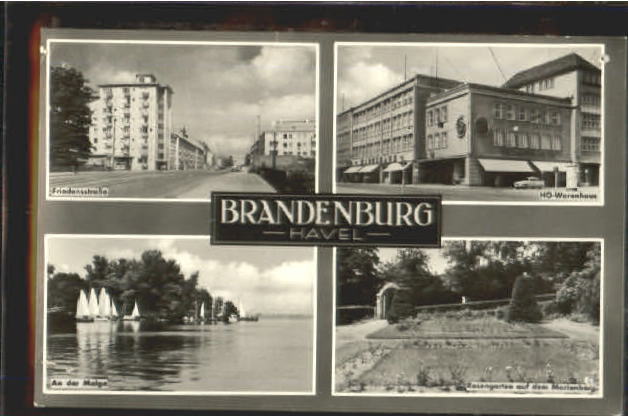wf12997 Brandenburg Warenhaus Malge Garten  o 1955