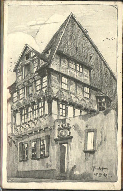 wq55957 Braunschweig KuenstlerPaul Hecht Feldpost x 1917