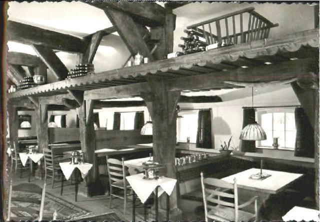 ws40242 Bad Zwischenahn Restaurant der Ahrenshof o 1960