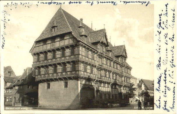ws41024 Braunschweig Alte Waage x 1931