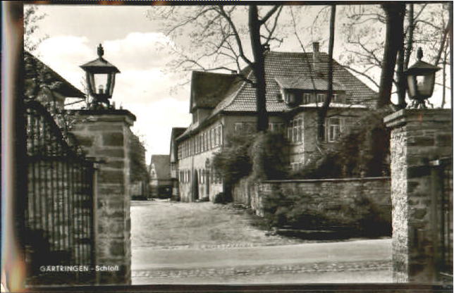 ws47879 Gaertringen Schloss  o 1962
