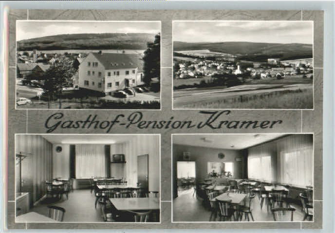 ws65241 Rothemann bei Fulda Gasthof Pension o 1960