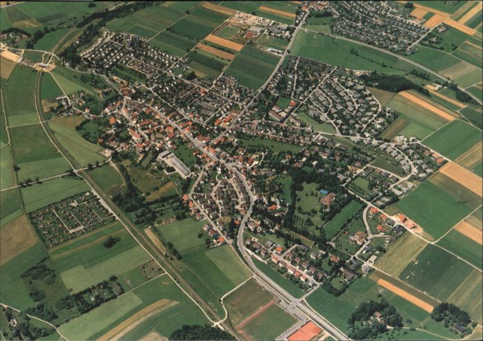 ws97282 Wullenstetten Senden Fliegeraufnahme *