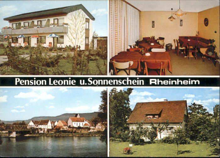 ws97311 Rheinheim Kuessaburg Pension Leonie Sonnenschein *