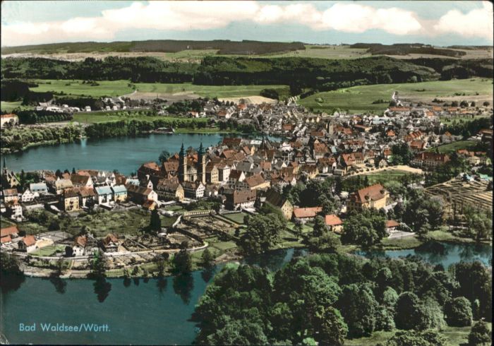 ws97320 Bad Waldsee Wuerttemberg Fliegeraufnahme x