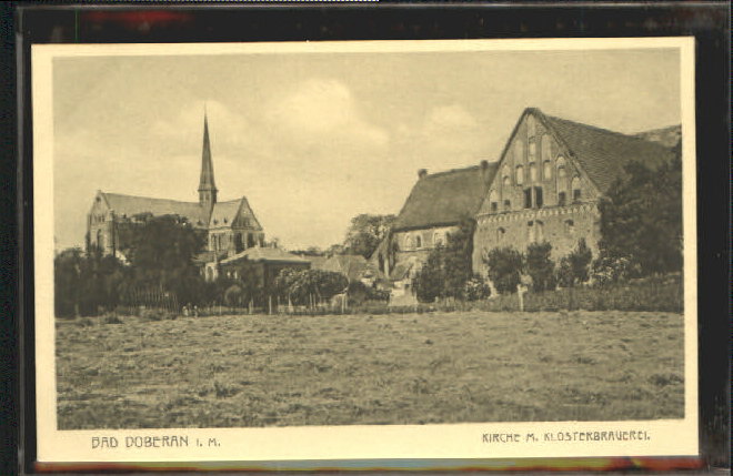 ww26759 Brauerei Bad Doberan Kirche o 1920
