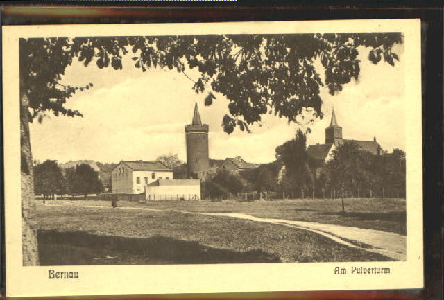 ww27341 Bernau Berlin Turm o 1920