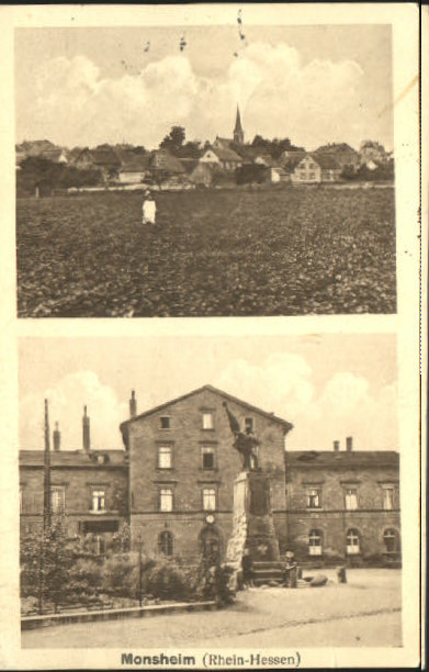 ww28270 Monsheim  x 1926