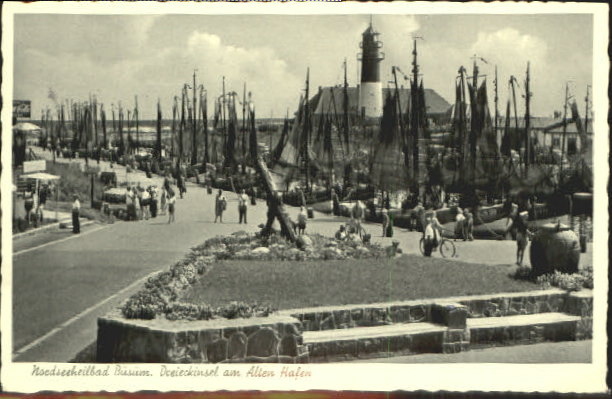 ww29296 Buesum Hafen x 1956