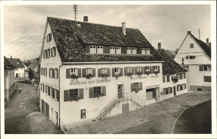 wx11365 Riedlingen Gasthaus Paradies