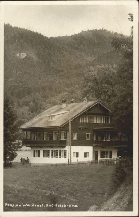 wx14411 Bad Heilbrunn Pension Waldrast x 1931
