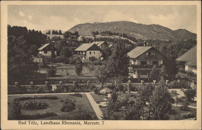 wx14529 Bad Toelz Landhaus Rhenania x 1937