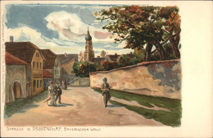 wx18172 Deggendorf KuenstlerAlfred Juergens *