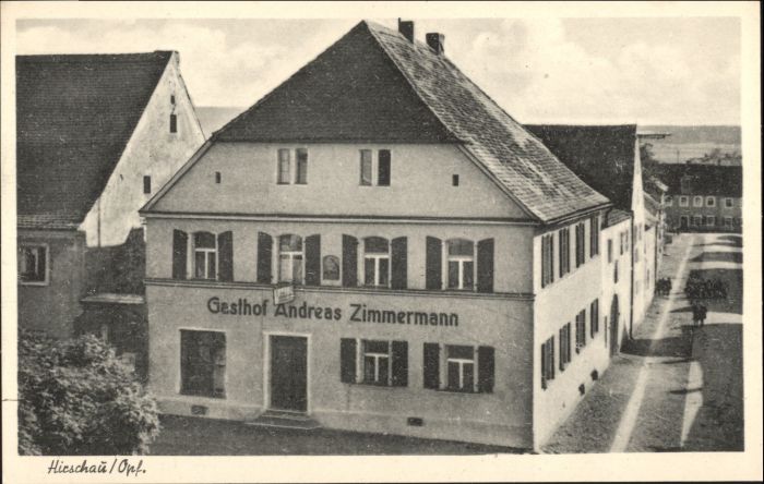 wx18219 Hirschau Oberpfalz Gasthof Zimmermann *