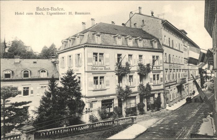 wx24053 Baden-Baden Hotel Zum Block *