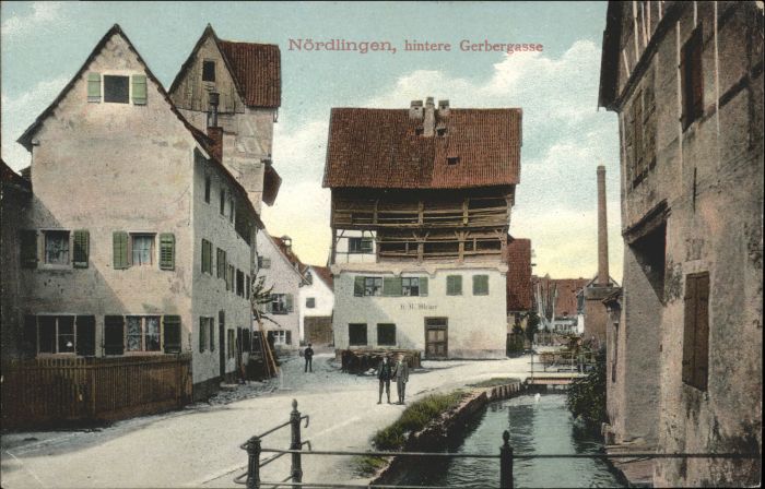 wx25367 Noerdlingen Gerbergasse *