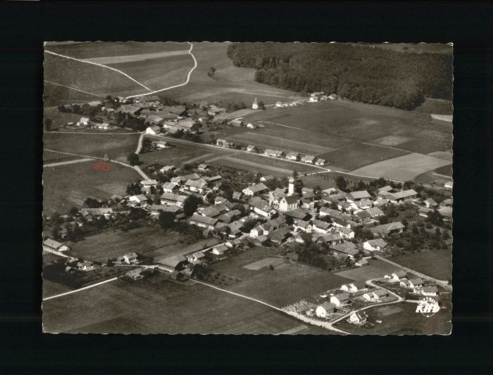 wx25609 Oberpframmern Niederpframmern Fliegeraufnahme x