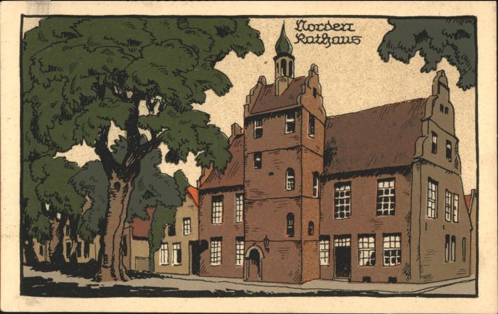wx26153 Norden Rathaus  *