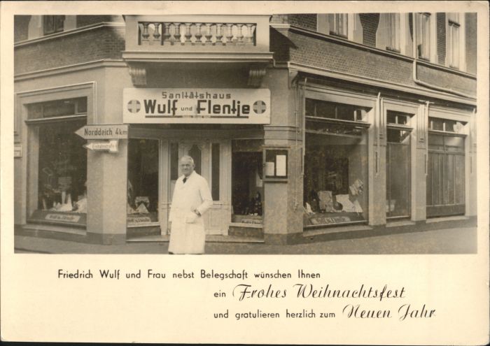 wx26352 Norddeich Sanitaetshaus Wulf und Flentje *