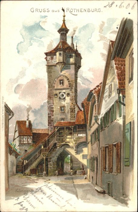 wx28459 Rothenburg Tauber Klingentor x