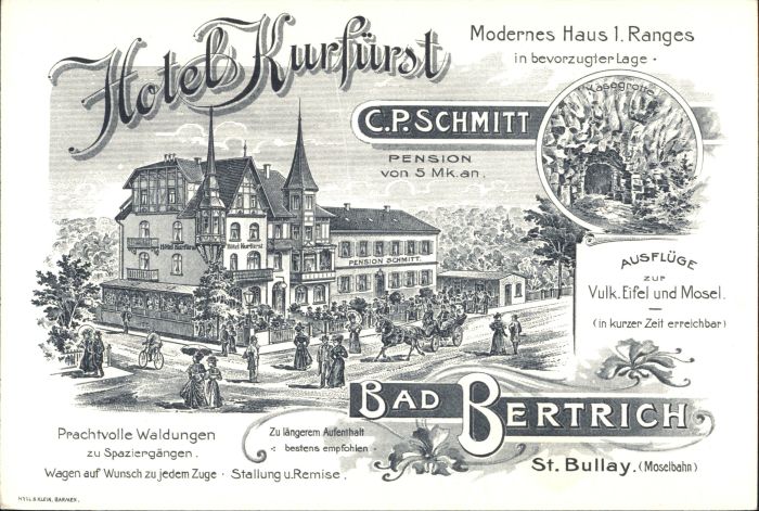 wx29531 Bad Bertrich Hotel Kurfirst *