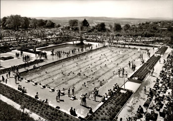 wx31878 Pforzheim Schwimmbad *