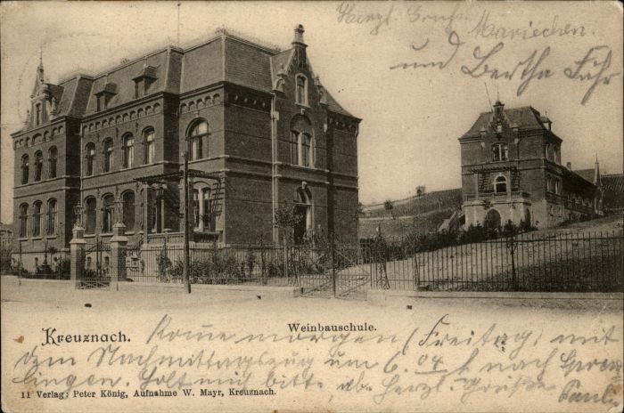 wx32040 Bad Kreuznach Weinbau Schule  x