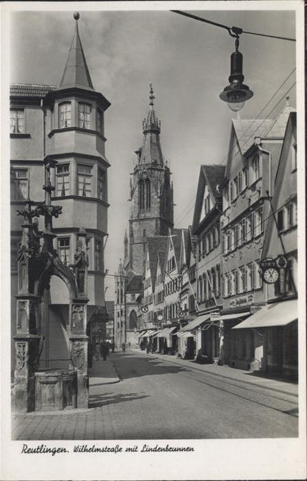 Reutlingen Wilhelmstrasse Lindenbrunnen