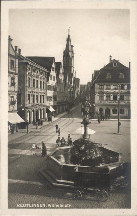 Reutlingen Wilhelmstrasse Brunnen