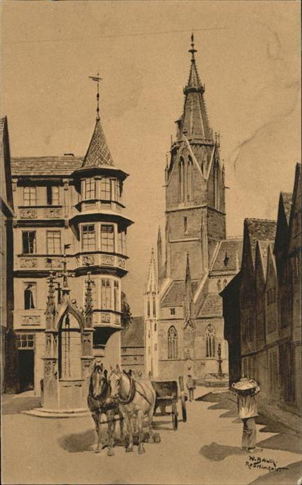 Reutlingen Marien Kirche Kutsche