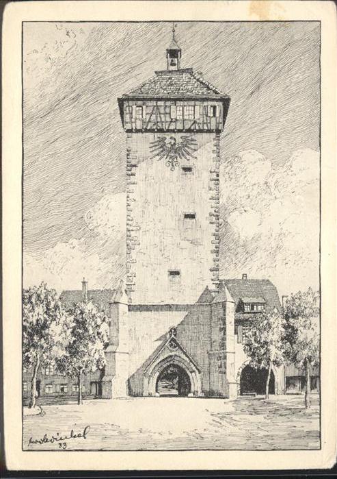 Reutlingen Tübingertor Künstler Karl Winkel