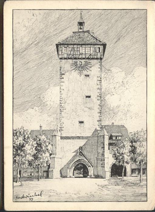 Reutlingen Tübingertor Künstler Karl Winkel