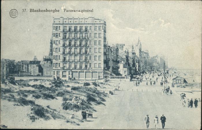 Blankenberghe Panorama general Strand
