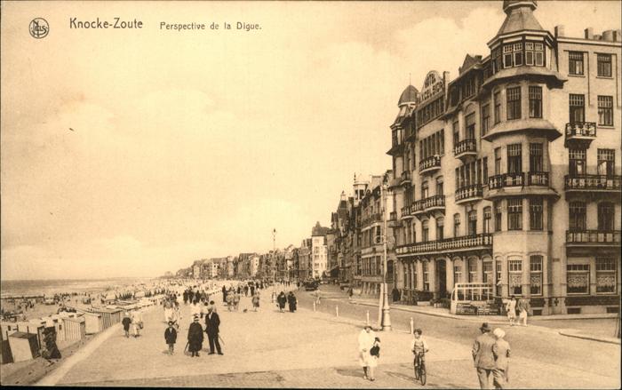 Knocke-sur-Mer Perspective de la Digue