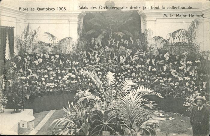 Gand Belgien Floralies Gantoises 1908 Palais Orchide