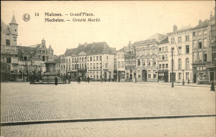 Mechelen Malines Garnd Place Markt Platz