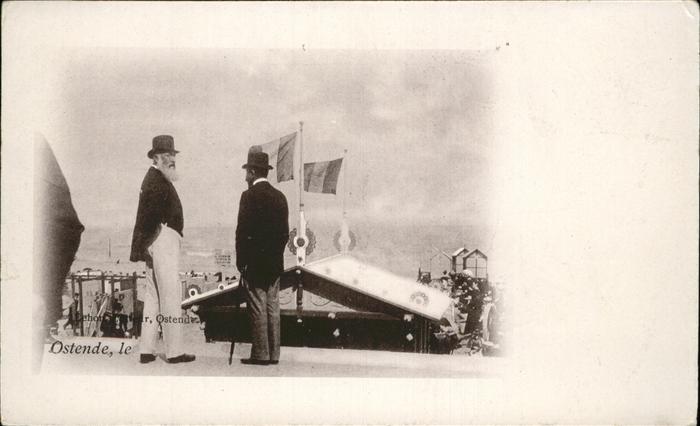 Ostende Oostende Strand Fahnen