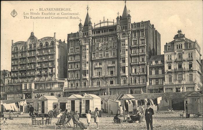 Blankenberghe Hotels Excelsior et Continental Strand