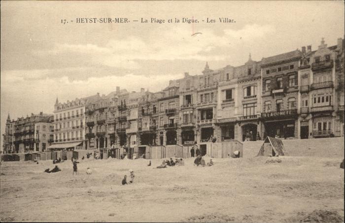 Heyst-sur-Mer Plage Digue, les Villas