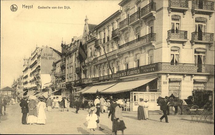 Heyst-sur-Mer Gedeelte van den Dijk