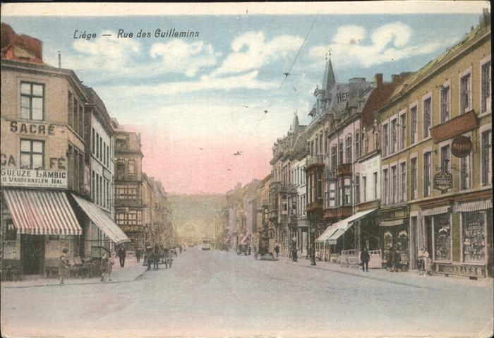 Liege Luettich Rue des Guillemins
