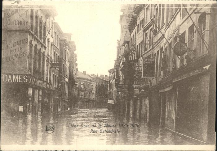 Liege Luettich Rue Cathedrale 1925-1926 Meuse