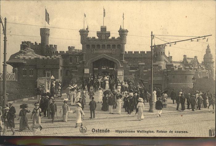 Ostende Oostende Hippodrome Wellington Retour de courses
