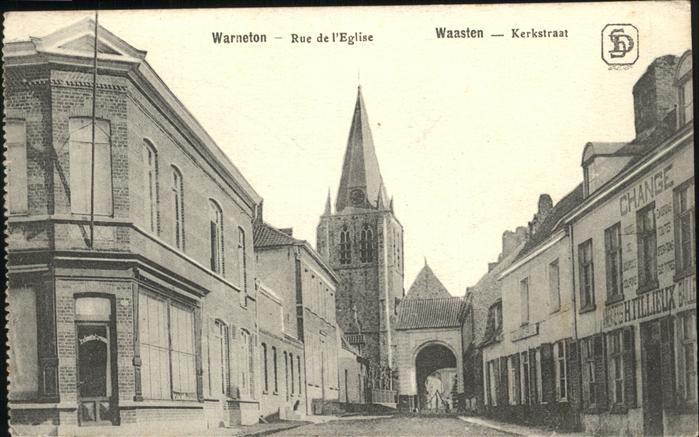 Warneton Hainaut Rue de l Eglise Waasten, Kerkstraat, Fe