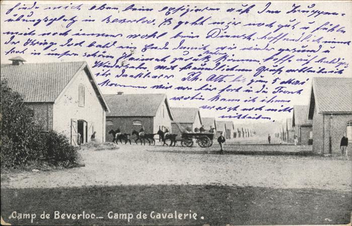 Beverloo Camp de Cavalerie Feldpost