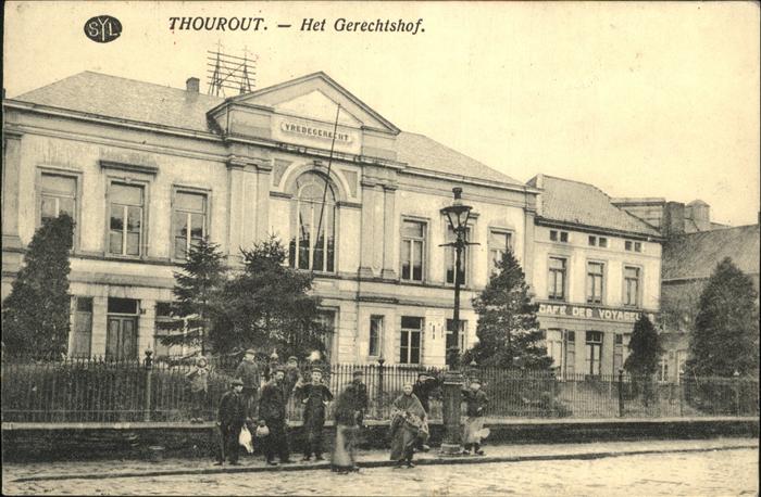 Thourout Het Gerechtshof Feldpost